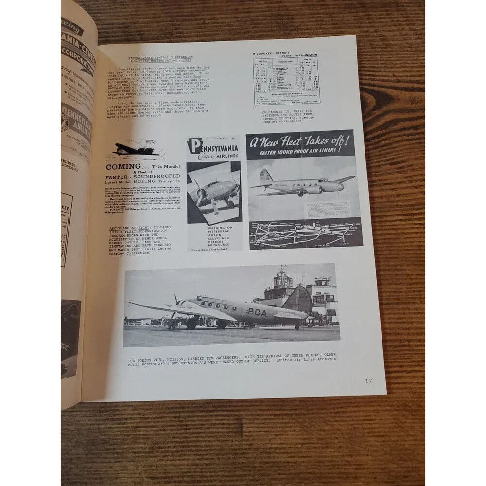 Signed George Cearley - Capital AirLines World's No.1 Prop Jet Airline